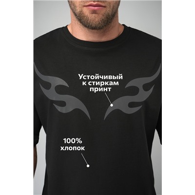Мужская футболка оверсайз Happyfox
