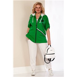 Shetti 4049 зеленый, Брюки,  Блуза