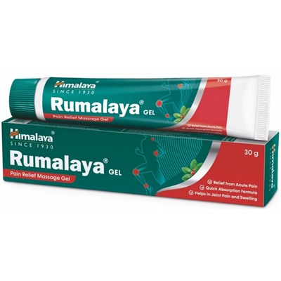RUMALAYA GEL, Himalaya (РУМАЛАЯ (румалайя) ГЕЛЬ, Обезболивающая мазь, Хималая), 30 г.