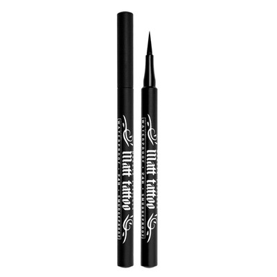 Подводка-фломастер для глаз LUXVISAGE MATT TATTOO waterproof 24H