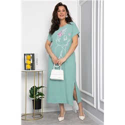 Платье Загадка (олива) П13706-8М