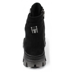 AL7532 черн Ботинки зима для девочек (33-38)/6