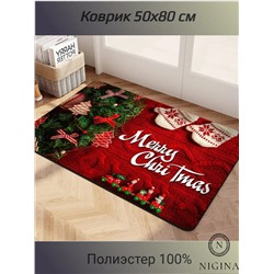Коврик Новогодний придверный 60403