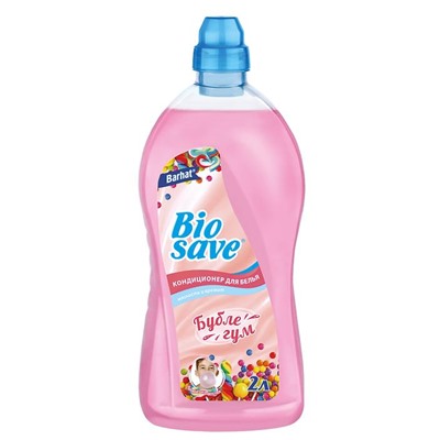 Кондиционер д/белья 2л BIOSAVE Бубле гум (запах детства) Бархат