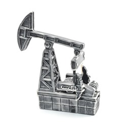 Фигура из мрамолита "Нефтяная вышка-качалка" 100*42*110мм