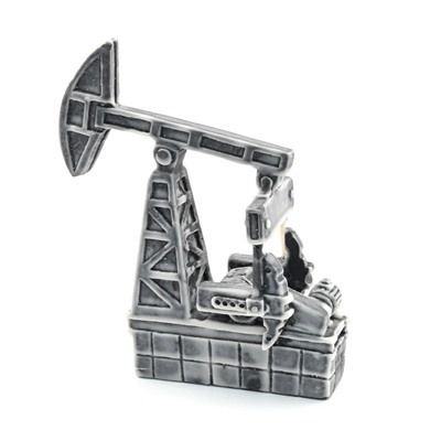 Фигура из мрамолита "Нефтяная вышка-качалка" 100*42*110мм