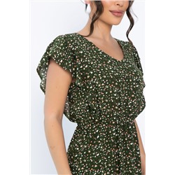 Платье Айлана (темно-зеленое) П13934-35М