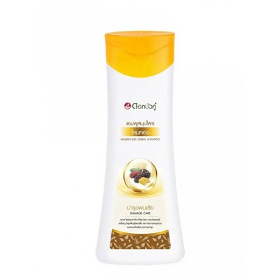 Dok Bu DAMAGE CARE Golden Silk Herbal Shampoo, Twin Lotus (Травяной шампунь для волос ЗОЛОТОЙ ШЕЛК, Твин Лотус), 180 мл. - СРОК ГОДНОСТИ ДО 7 ЯНВАРЯ 2025 ГОДА