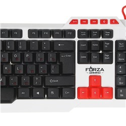 FORZA Клавиатура с подсветкой, провод 1.4 м, USB