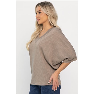 Джемпер трикотажный Джорджина (кофе с молоком) Б14245-12М