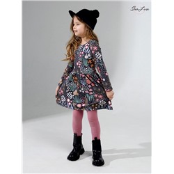 Платье Эля жемчуг на черном