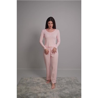Женская пижама с брюками из ажурного хлопка Happyfox