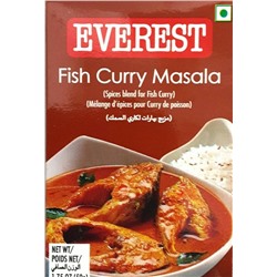 FISH CURRY MASALA, Everest (ФИШ КАРРИ МАСАЛА смесь специй для рыбы карри, Эверест), 50 г.  - СРОК ГОДНОСТИ ДО 30 СЕНТЯБРЯ 2024 ГОДА
