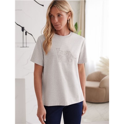 Футболка из премиального хлопка с авторским принтом