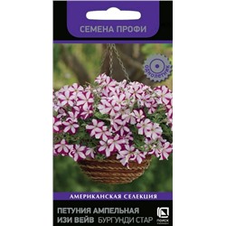 Петуния Изи Вейв Бургунди Стар F1 ампельная (П)