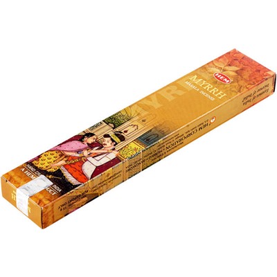 Masala Incense MYRRH, Hem (МИРРА масала благовония палочки, Хем), уп. 15 г.