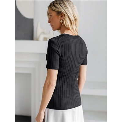 Джемпер тонкой вязки из вискозы с нейлоном