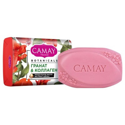 CAMAY Мыло  85г ГРАНАТ и коллаген