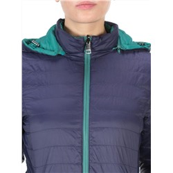 9313 TURQUOISE/BLUE Куртка демисезонная двухсторонняя женская RIKA (100 гр. синтепон) размер 42 российский