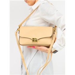 Сумка женская искусственная кожа YDR-2529,  1отд+карм/пер,  плечевой ремень,  бежевый 253915