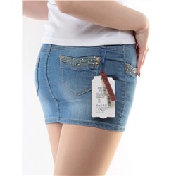 RW6032 Юбка джинсовая женская (98% хлопок, 2% полиэстер) размер W24 - 38 российский
