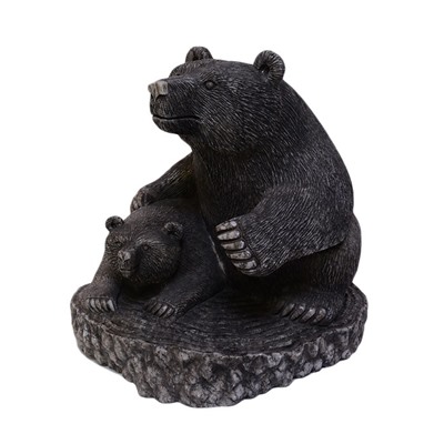 Эксклюзивная скульптура из камня "Медведи" 350*320*350мм