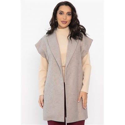 Жилет костюмный Жюлли (бежевый) Б14487-4М