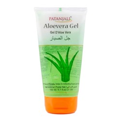 Saundarya ALOE VERA GEL, Patanjali (Саундарья АЛОЭ (алое) ВЕРА ГЕЛЬ, Мгновенное средство от прыщей, морщин, для сияющей кожи, Патанджали), 150 мл.