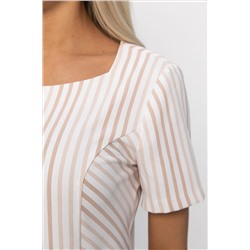 Платье Европейский шик (бежевое) П13752-19М