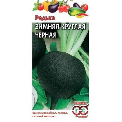 Редька Зимняя Черная круглая (Гавриш) 1гр
