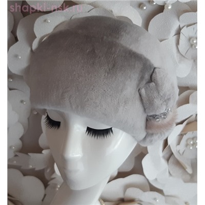 Француз Бант кролик Берет женский (56-58)