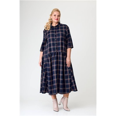 Avenue Fashion 0102 синий, Платье
