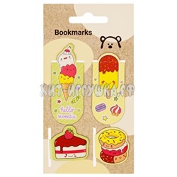 Закладки магнитные для книг 4 шт "Lovely candy" MESHU MS_39374, MS_39374