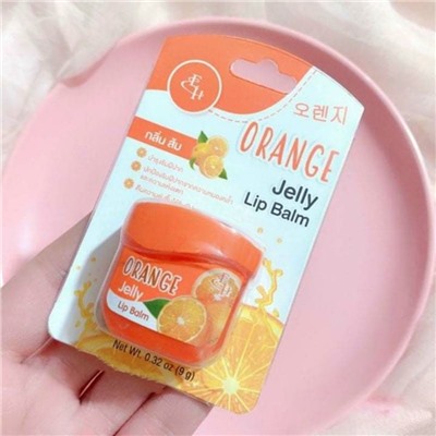 Jelly Lip Balm ORANGE, Eliza Helena (Бальзам для губ желейный АПЕЛЬСИН, Элиза Хелена), 9 г.