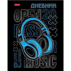Дневник 1-11 класс (твердая обложка) "Музыка со мной" 3D фольга (078939) 28810 Хатбер