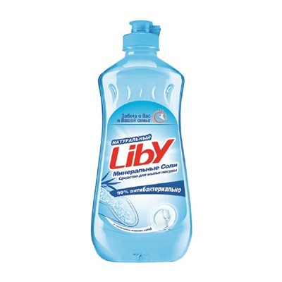 Liby. Жидкость для мытья посуды "Морская соль", 460г
