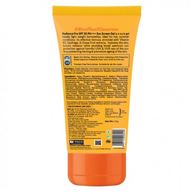 RADIANCE PRO Sun Screen Gel SPF30, VLCC (СИЯНИЕ солнцезащитный гель SPF30), 50 г.