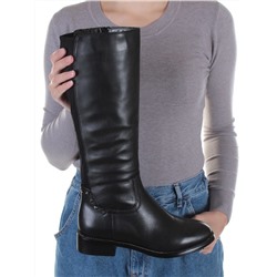 TBM88-1 BLACK Сапоги женские (натуральная кожа, натуральный мех (еврозима)) размер 36