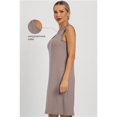 Платье-майка для дома Шелк вискозы (латте) П14492-52М