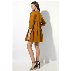 VIZAVI 636 темная_горчица, Платье