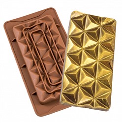 Форма силиконовая для шоколада "Калейдоскоп" 19*10см