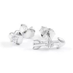 Серьги из серебра куб.циркон., МЦВ1042