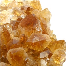 Друза цитрин 89*72*36мм, 240-259г, (L)