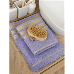 Махровое полотенце "Версаль"-СИРЕНЕВЫЙ 50*80 см. хлопок 100%