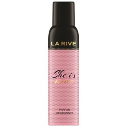 .Дезодорант  женский спрей LA RIVE  SHE IS MINE 150ml /жен.(YSL Мон Париж)
