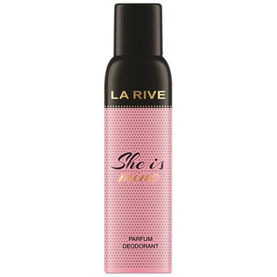 .Дезодорант  женский спрей LA RIVE  SHE IS MINE 150ml /жен.(YSL Мон Париж)