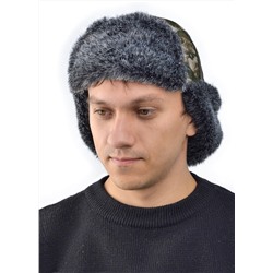 Шапка-ушанка "Ангара" иск.мех (цвета в ассортименте)