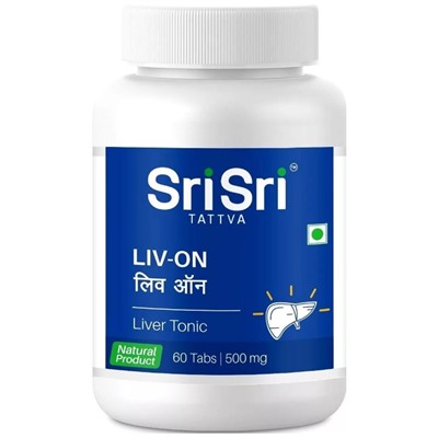 LIV-ON tablets Sri Sri Tattva (ЛИВ-ОН таблетки, тоник для печени, Шри Шри Таттва), 60 таб.