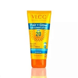 FAIR+GLOW Sun Screen Lotion SPF20 PA++, VLCC (СИЯНИЕ солнцезащитный лосьон SPF20, для всех типов кожи), 50 мл.