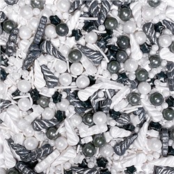 Посыпка микс "Магия единорога серебро/белый", 50 гр